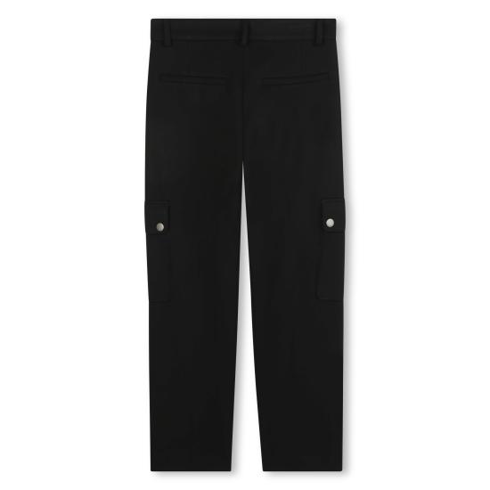 25FW [키즈] 지방시 스트레이트 팬츠 H30927 09B Black - GIVENCHY