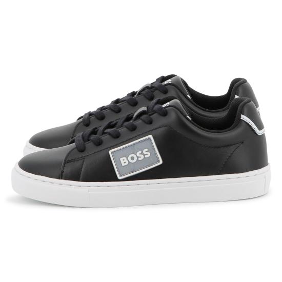 25FW [키즈] 휴고보스 스니커즈 J52554 09B Black - HUGO BOSS