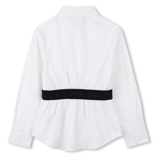 25FW [키즈] 칼라거펠트 셔츠 Z30587 10P White - KARL LAGERFELD