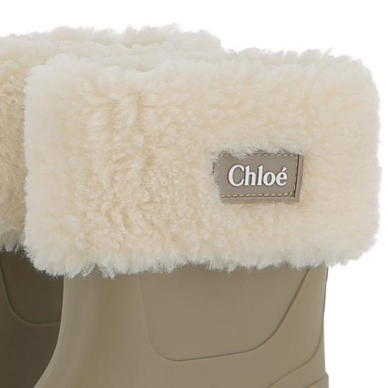 25FW [키즈] 끌로에 미들 부츠 C20697 65E Beige - CHLOE