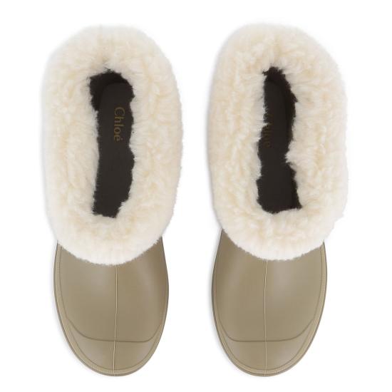 25FW [키즈] 끌로에 미들 부츠 C20697 65E Beige - CHLOE