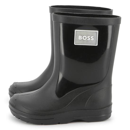 25FW [키즈] 휴고보스 미들 부츠 J52581 09B Black - HUGO BOSS