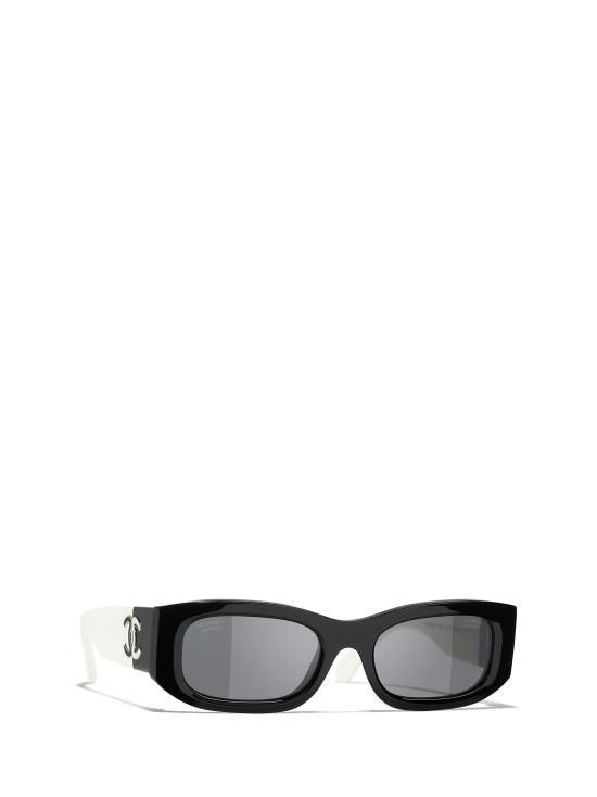 26FW 샤넬 선글라스 CH5525 1656T8 BLACK - CHANEL