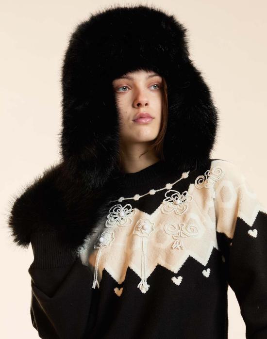  신시아 로리 이어플랩 캡 스노우 버니 트래퍼 - CYNTHIA ROWLEY