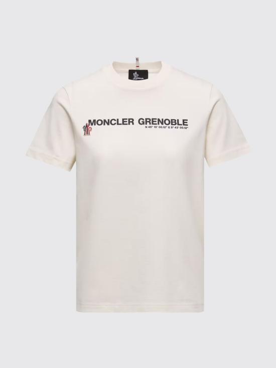 25FW 몽클레어 반팔 티셔츠 K20988C0000189AZ9 041 White