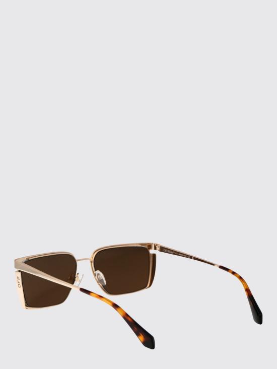 25FW 오프화이트 선글라스 OERI121S24MET001 7676 Gold - OFF WHITE
