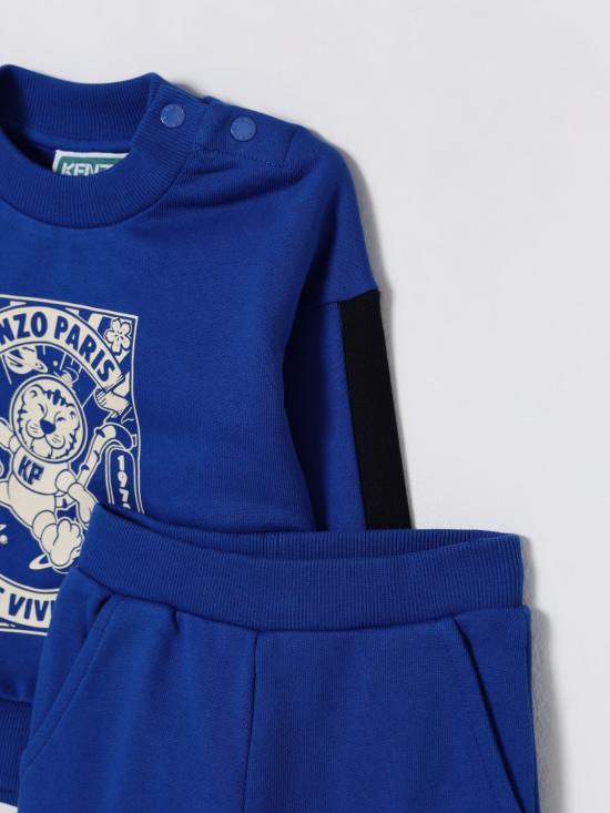 25FW [키즈] 겐조 오버롤 K61291 871 Blue - KENZO