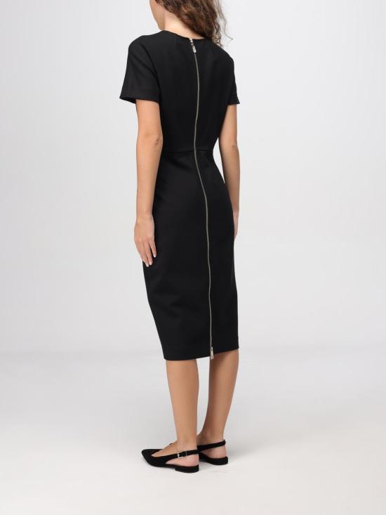 25FW 리우조 롱 원피스 CF5342J1857 22222 Black 1 - LIU JO