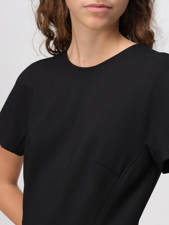 25FW 리우조 롱 원피스 CF5342J1857 22222 Black 1 - LIU JO