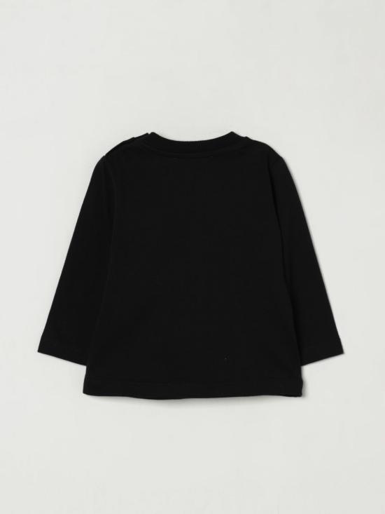 25FW [키즈] 모스키노 티셔츠 MZO00RLAA10 60100 Black - MOSCHINO