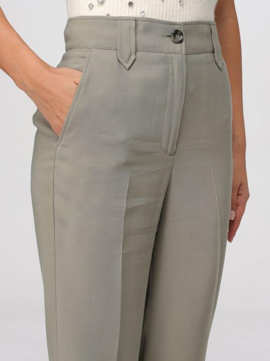 25FW 리우조 스트레이트 팬츠 CF5224T011A X0707 Green - LIU JO