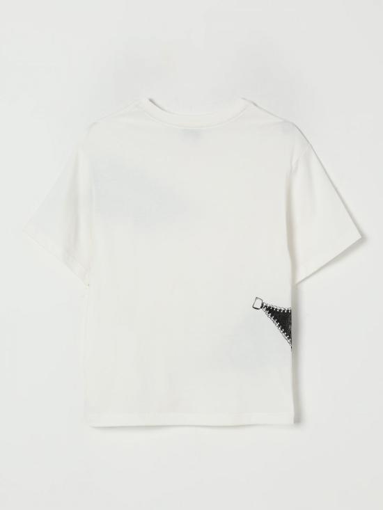 25FW [키즈] 마크제이콥스 티셔츠 W60637 126 Ivory - MARC JACOBS