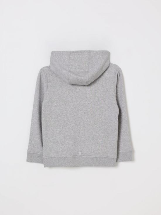25FW [키즈] 지방시 풀오버 H30942 A01 Grey - GIVENCHY