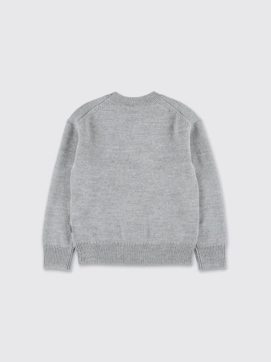 25FW [키즈] 버버리 풀오버 8109458 Grey - BURBERRY