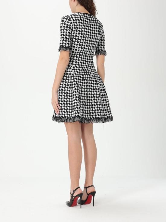 25FW 알렉산더 맥퀸 롱 원피스 829320Q1BDB 1080 Black - ALEXANDER MCQUEEN