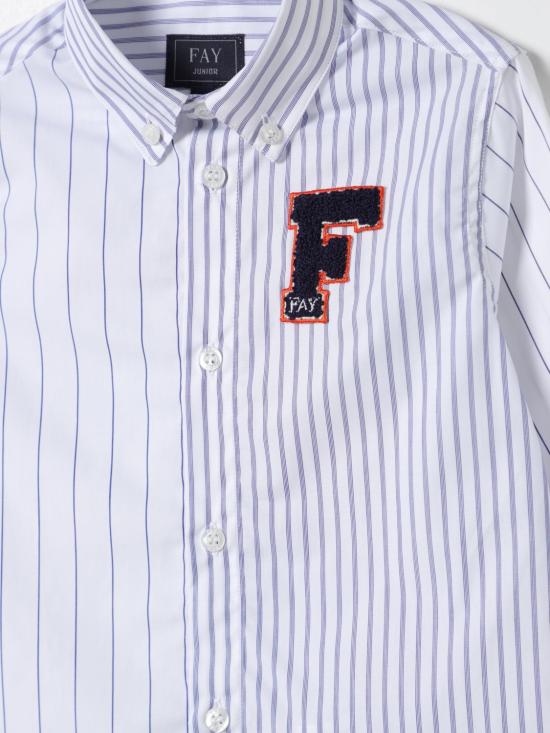 25FW [키즈] 페이 셔츠 FX5P10P0548 100BL White - FAY