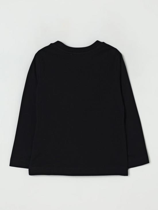 25FW [키즈] 모스키노 티셔츠 HTO00JLAA10 60100 Black - MOSCHINO