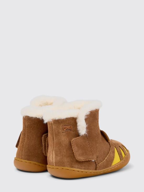 25FW [키즈] 캠퍼 슈즈 K900387 001 PEU 0 Brown - CAMPER