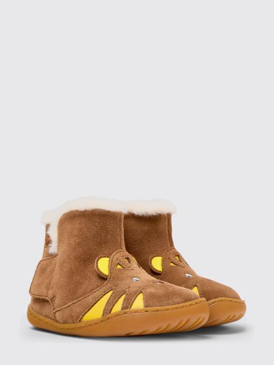 25FW [키즈] 캠퍼 슈즈 K900387 001 PEU 0 Brown - CAMPER