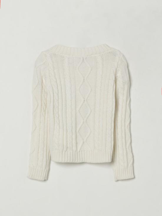 25FW [키즈] 모나리자 풀오버 19F8066060 0001 Yellow Cream - MONNALISA