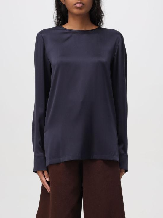 25FW 막스마라 스튜디오 긴팔 티셔츠 2526116032600 009 Blue