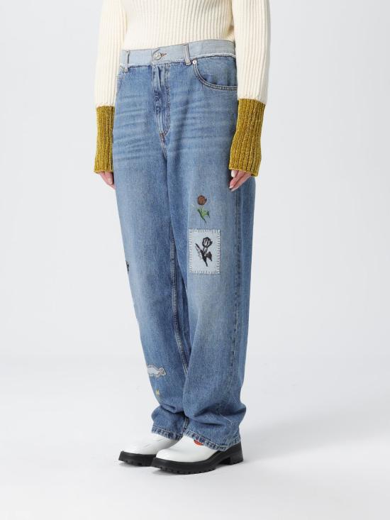 25FW 마르니 데님 팬츠 PAJD0563X1USCY23 00B52 Gnawed Blue - MARNI