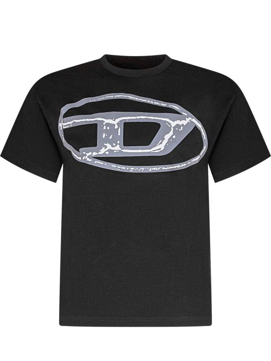 25FW [키즈] 디젤 티셔츠 J02477KYAUN K900 NERO