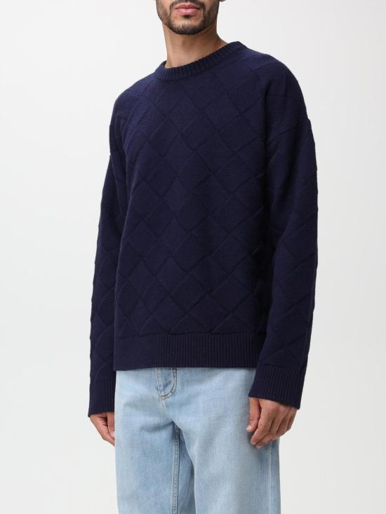  보테가베네타 스웨터 751972V36Y0 4121 Navy - BOTTEGA VENETA