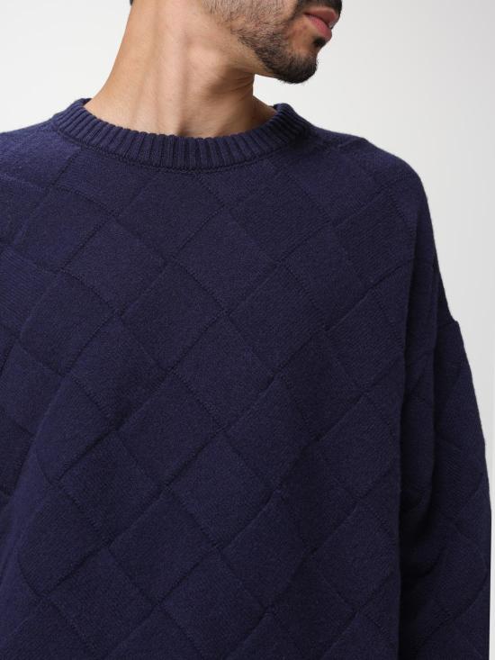  보테가베네타 스웨터 751972V36Y0 4121 Navy - BOTTEGA VENETA
