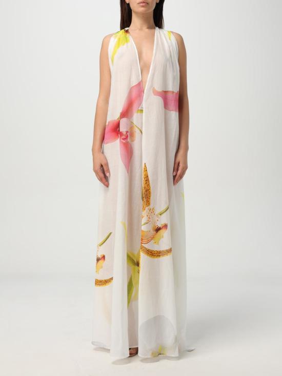 25SS 제니 롱 원피스 78AAO4M3NS681 003 White