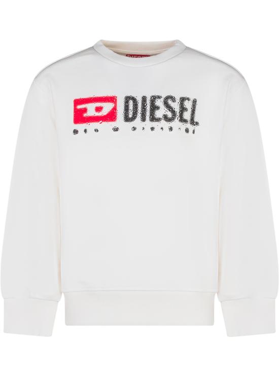 25FW [키즈] 디젤 니트/스웻셔츠 J02483KYAZ3 K100 BIANCO