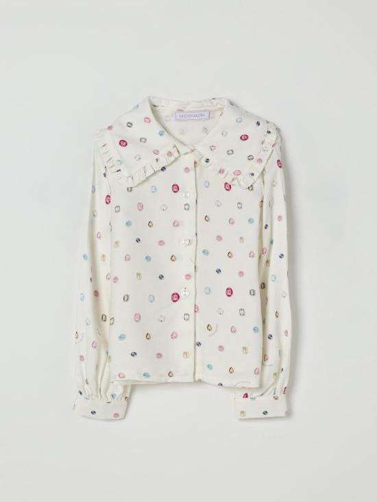 25FW [키즈] 모나리자 셔츠 11F3026623 0184 Yellow Cream