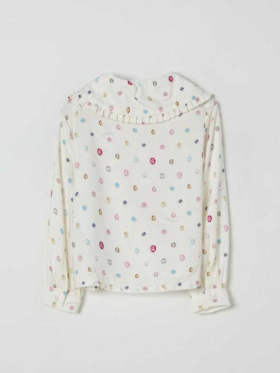 25FW [키즈] 모나리자 셔츠 11F3026623 0184 Yellow Cream - MONNALISA