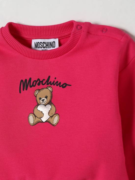 25FW [키즈] 모스키노 풀오버 MDF033LCA40 50541 Raspberry - MOSCHINO