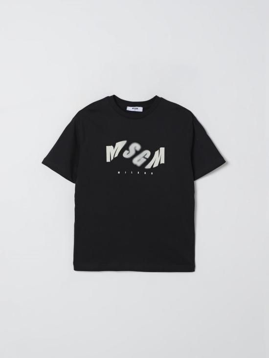 25FW [키즈] 엠에스지엠 티셔츠 F5MSJBTH299 110 Black