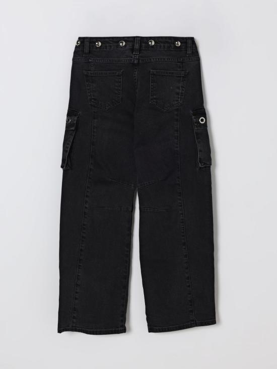 25FW [키즈] 엠에스지엠 진 F5MSJGDP034 110 Black - MSGM