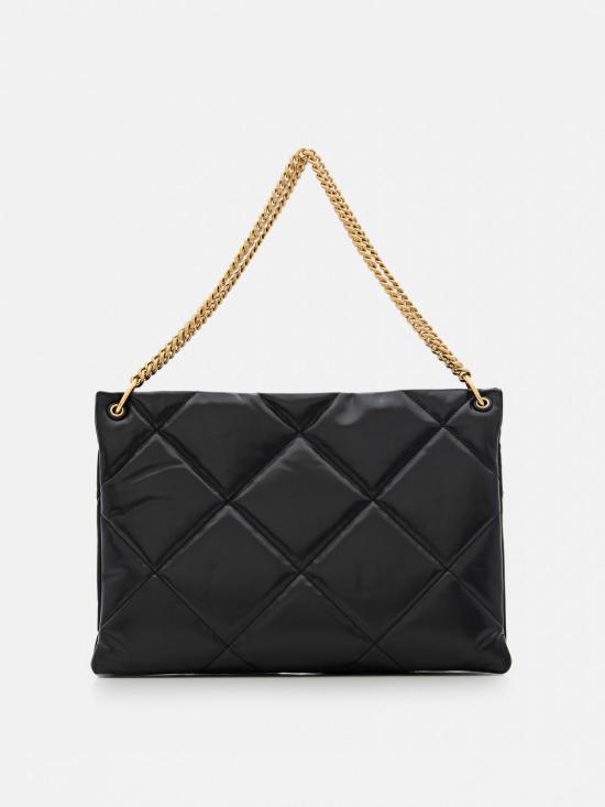 25FW 토리버치 키라 다이아몬드 숄더백 155235 001 Black - TORY BURCH