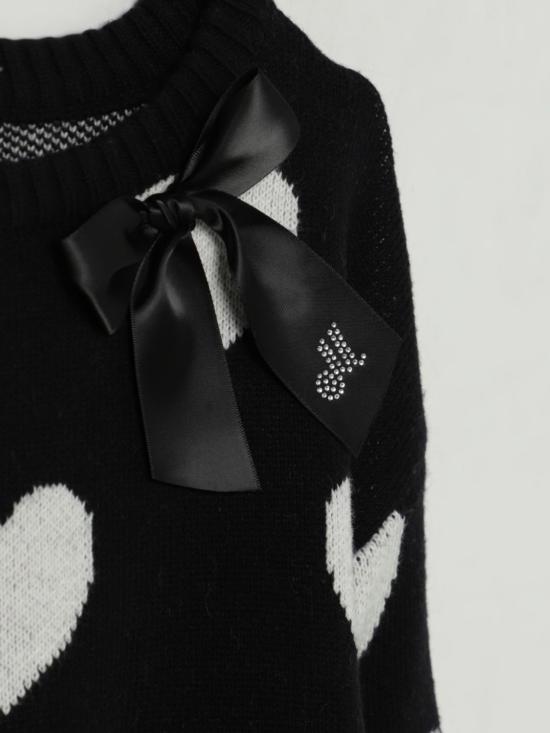 25FW [키즈] 모나리자 풀오버 17F6036060 0050 Black - MONNALISA