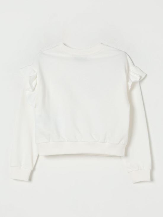 25FW [키즈] 모스키노 풀오버 HDF06DLCA60 10063 White - MOSCHINO