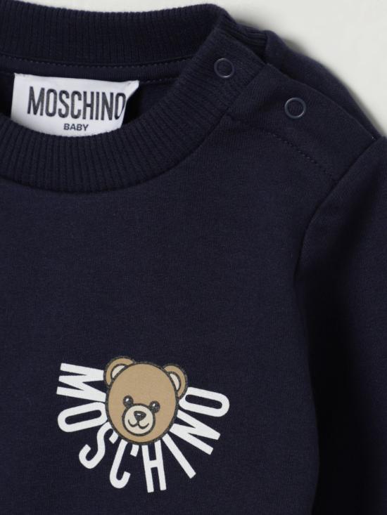 25FW [키즈] 모스키노 풀오버 MUF063LCA40 40016 Navy - MOSCHINO