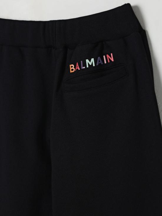 25FW [키즈] 발망 팬츠 BX6Q60Z3183 930MC Black - BALMAIN