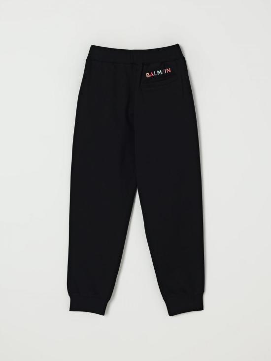 25FW [키즈] 발망 팬츠 BX6Q60Z3183 930MC Black - BALMAIN