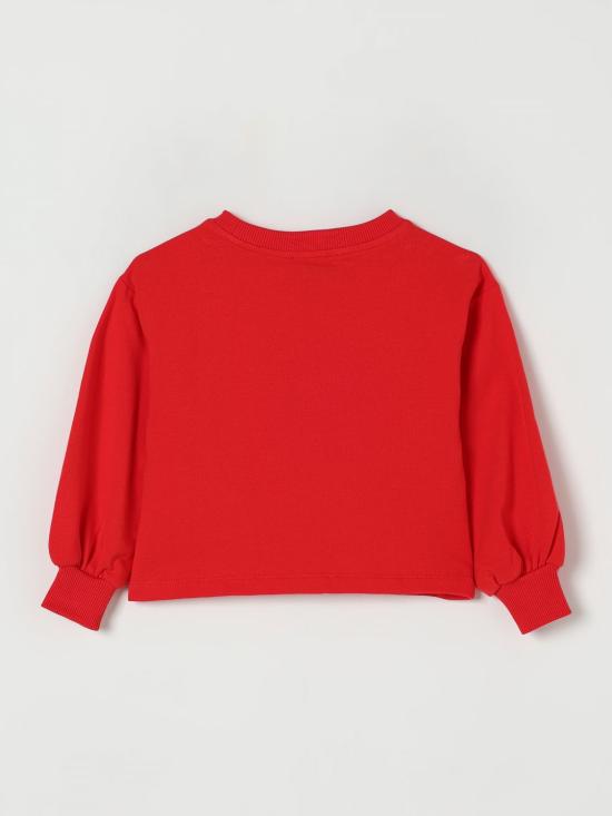 25FW [키즈] 모스키노 풀오버 HDF06ELDA14 50109 Red - MOSCHINO