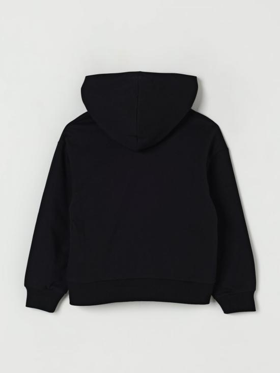 25FW [키즈] 모스키노 풀오버 HUF09ELCA40 60100 Black - MOSCHINO