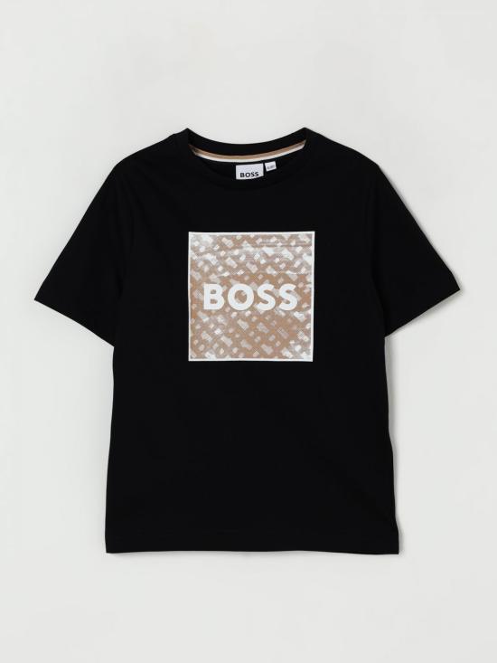 25FW [키즈] 보스 티셔츠 J52370 09B Black