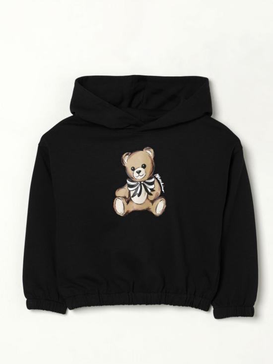 25FW [키즈] 모스키노 풀오버 HDF06JLDA16 60100 Black