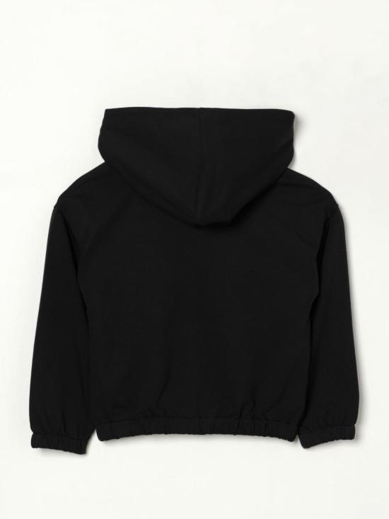 25FW [키즈] 모스키노 풀오버 HDF06JLDA16 60100 Black - MOSCHINO