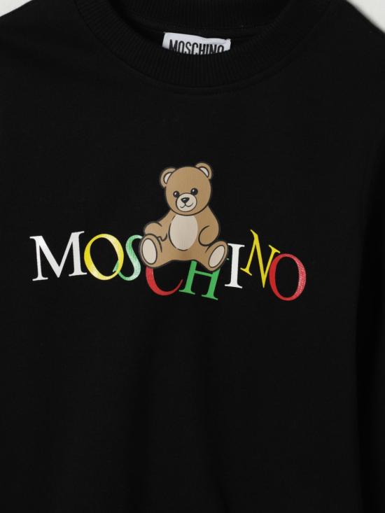 25FW [키즈] 모스키노 풀오버 HNF08VLCA60 60100 Black - MOSCHINO