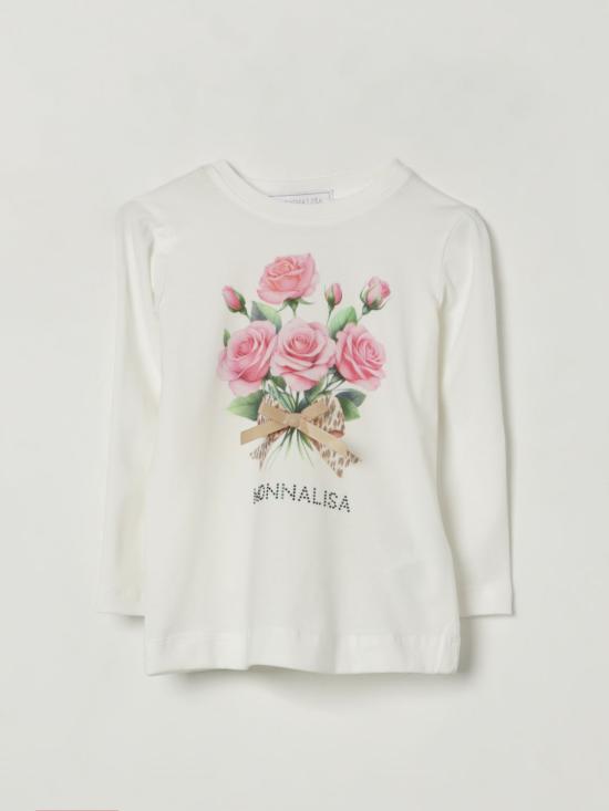 25FW [키즈] 모나리자 티셔츠 11F6286202 0001 Yellow Cream