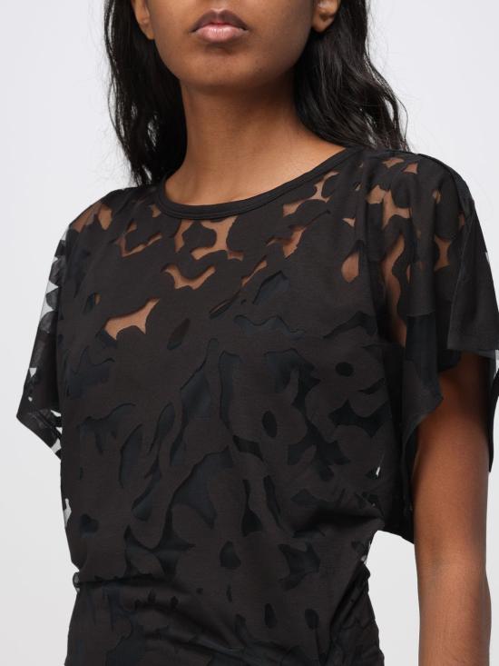 25FW 보스 롱 원피스 50543468 001 Black - BOSS